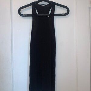 Haider Ackermann Soft Black Racer Tank Top